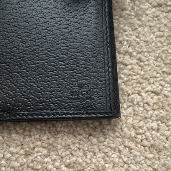 Gucci Black Wallet with Gold Accent - Picture 2 of 7